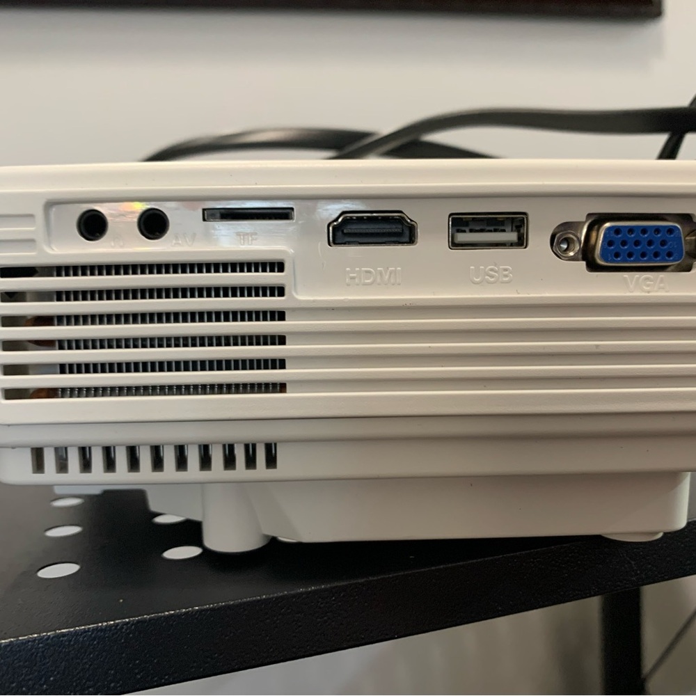 White Portable Projector - Picture 7 of 16